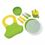 【KidsLife】寶寶餐具彌月禮盒(C款)仙人掌