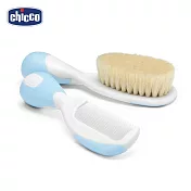 【Chicco】嬰兒專用髮梳組 藍