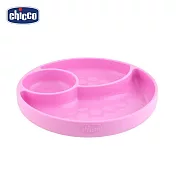 【Chicco】矽膠三格吸盤碗-甜美女孩