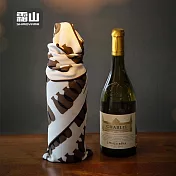 【日本霜山】多用途相機防撞百折布/百貼自黏收納布(50x50cm)- 清酒瓶