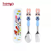 SuperBO 不鏽鋼3D匙叉組(附盒)-茱蒂
