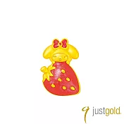 【Just Gold 鎮金店】繽紛果漾派對 黃金串珠(草莓Melody)