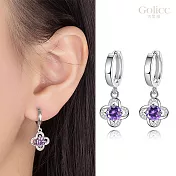 【Gulicc】耳環 優雅幸運草永恒花☆耳墬
