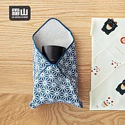 【日本霜山】多用途相機防撞百折布/百貼自黏收納布(40x40cm)- 麻葉紋