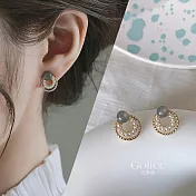 【Gulicc】耳環 溫婉簡約氣質珍珠銀針耳環