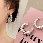 【Gulicc】耳環  高級感 輕奢珍珠耳環