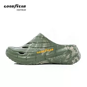 【GOODYEAR 固特異】男款水陸緩震輕便鞋 / GAMP53675 JP25 綠迷彩