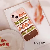 INJOYmall for iPhone 17/16/15/14/13/12/SE3 系列 日安草莓蛋糕 磨砂手感 防摔手機殼 A款/B款 A款/ iPhone 14ProMax