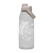 【美國 CamelBak】離島記憶-1500ml Chug運動水瓶- 達悟飛魚/晶透白