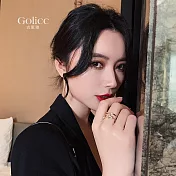 【Gulicc】戒指 雙層 腰帶設計 食指戒 (可調式戒圍)