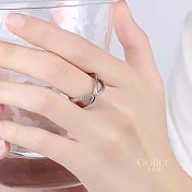 【Gulicc】戒指  簡約無限 寬版設計 (可調式戒圍)