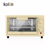 【kolin歌林】10L雙旋鈕電烤箱 KBO-SD2218 檸檬黃