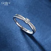 【Gulicc】戒指 莫比烏斯 輕奢款情侶戒 (可調式戒圍)-女