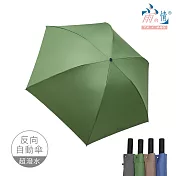 【雨之情】25吋特大反向自動傘  綠色
