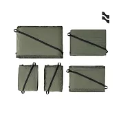 【LOJEL】 ORDO 旅遊收納組(5入裝)- 苔綠色