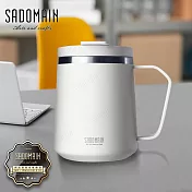 仙德曼316不鏽鋼紳士辦公杯-380ml-1支 白色