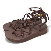 Teva 涼鞋 W Midform Infinity 女鞋 蘭姆紅 羅馬鞋 再生織帶 細繩 1127890RUM 22cm RED