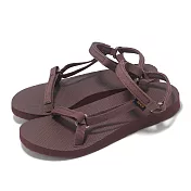 Teva 涼鞋 W Original Universal Slim 女鞋 蘭姆紅 再生織帶 細帶 支撐 速乾 1150110RUM