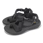 Teva 涼鞋 W Hurricane Terra Dactyl 女鞋 黑 磁扣 鉤環 支撐 涼拖鞋 1169431BLK 23cm BLACK