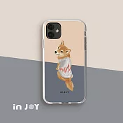 INJOYmall for iPhone 16/15/14/13/12/SE3 系列 靦腆柴柴 透明防摔手機殼 保護殼 iPhone 11ProMax(6.5)