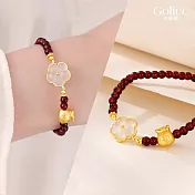 【Gulicc】手鍊 小桃花 福氣 串珠手鍊