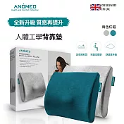 【ANOMEO】 人體工學背靠墊(高密度記憶棉)  潮水綠 型號AN2417