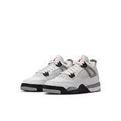 Nike Air Jordan 4 Retro White Cement PS 白水泥 IB4388-100 18cm 。