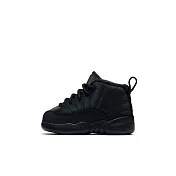 Nike Air Jordan 12 Retro Winter Triple Black TD 黑色 喬丹 AJ12 童鞋 休閒鞋 運動鞋 小童鞋 BQ6853-001  9 黑色