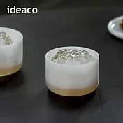 【日本ideaco】復古風奶玉玻璃杯2入組-180ml- 瓷白