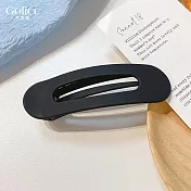 【Gulicc】髮夾 韓風純色鴨嘴夾 (極致黑)