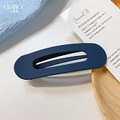 【Gulicc】髮夾 韓風純色鴨嘴夾 (藏藍色)