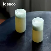 【日本ideaco】復古風奶玉玻璃杯2入組-210ml- 翡翠綠