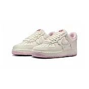 W Nike Air Force 1 Valentines Day 情人節限定 AF1 麂皮 麻花編織 休閒鞋 女鞋 HV5992-111  25.5cm 白粉