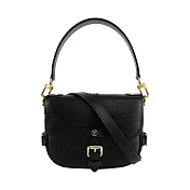 LV Saumur Epi 牛皮手提/斜背二用馬鞍包_展示品 (黑色)