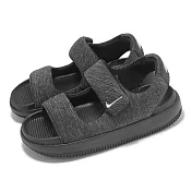 Nike 涼鞋 Wmns Calm Sandal SE 女鞋 灰 銀 魔鬼氈 寬帶 HJ9000-002