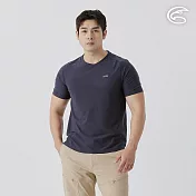 ADISI 男環保紗消臭快乾圓領上衣 AL2511087 日蝕灰 (M-3XL) M 日蝕灰