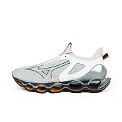 Mizuno Wave Prophecy 14 [J1GC255183] 男 慢跑鞋 彈力 支撐 緩震 美津濃 灰 橘