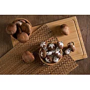 WFP Dacho Farm 北海道農場吊飾鑰匙圈/香菇 棕色