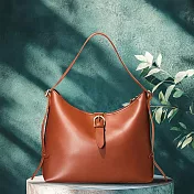 光合系 凱米單肩包 焦糖棕