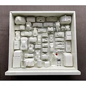 【玲廊滿藝】魏演銓-時光寶盒/白42x47cm
