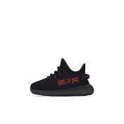 Adidas Yeezy Boost 350 V2 Core Black TD 黑紅 透氣 休閒鞋 運動鞋 小童鞋 BB6372  12cm 黑紅
