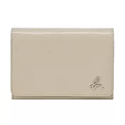 agnes b.小B點點紋兩折中夾- 卡其