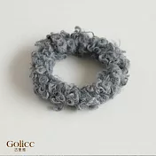 【Gulicc】髮圈 韓國羊羔絨捲毛髮圈 (深灰色)