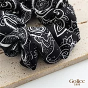 【Gulicc】髮圈 歐美款復古係百搭大腸髮圈 (黑色)