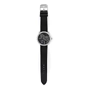 Hermes 愛馬仕 Arceau Horse Swift 小牛皮鉚釘裝飾腕錶(黑/36mm)