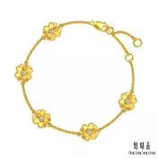 【點睛品】閃耀星鑽 黃金手鍊