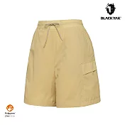 BLACKYAK 女 ICE FRESH短褲 L 砂黃