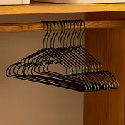 【好氣氛家居】啞光鋁線百搭時尚衣架/三色可選/40入 橄欖綠