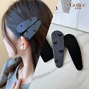【Gulicc】髮夾 格雷系蝴蝶結BB夾 買一送一