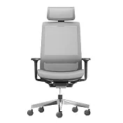 KOKUYO x Lamex Airfort-2人體工學辦公椅(鋁合金椅腳)- 黑